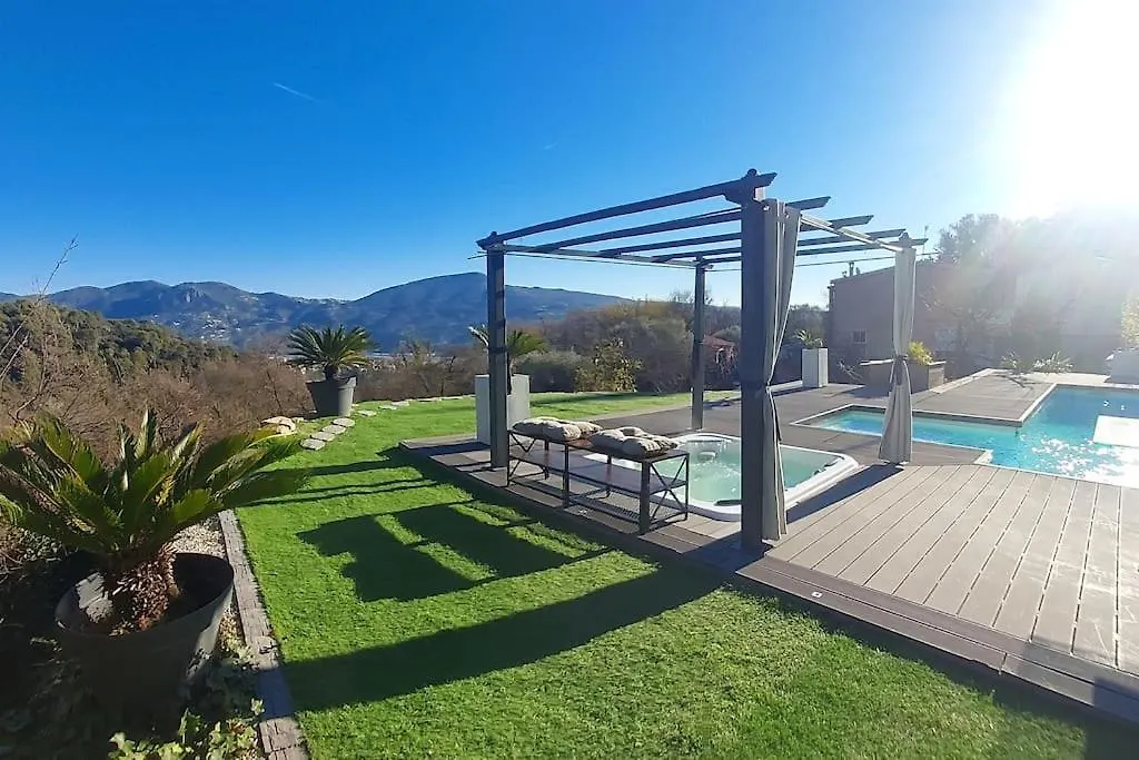 Homestay Suite 20M2 Dans Villa Piscine Jacuzzi Gattieres